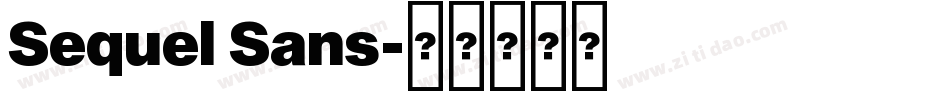 Sequel Sans字体转换